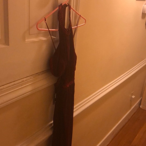 La Femme Red Formal Dress - Picture 7 of 8